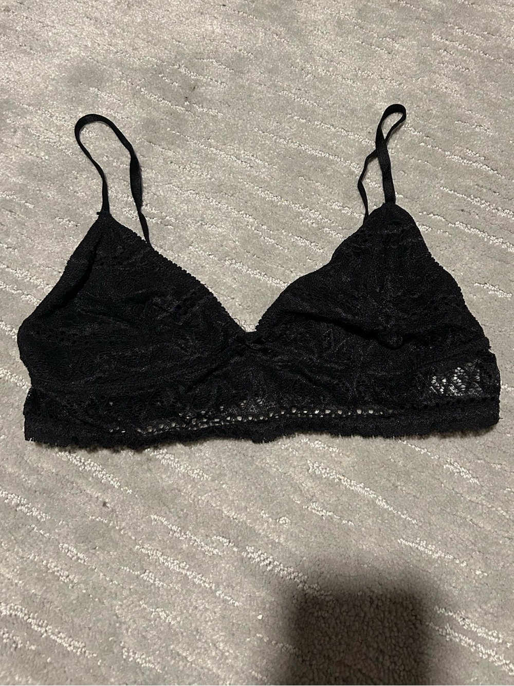 Black Lacy Bralette - Unpadded